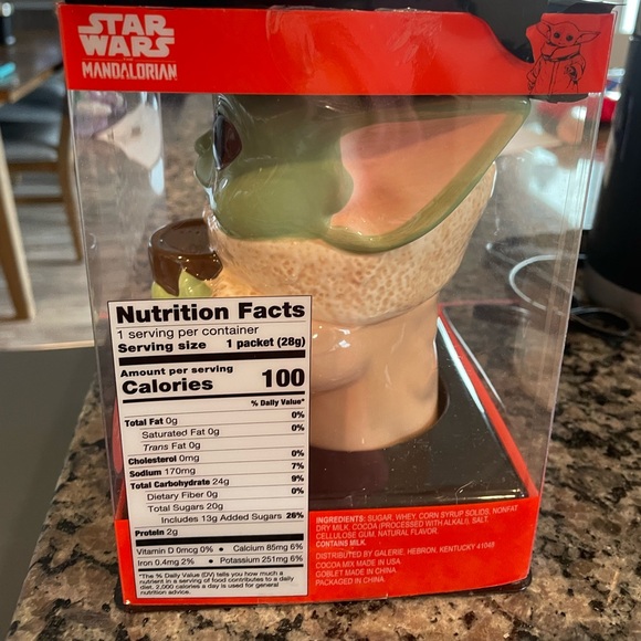⬇️Star Wars mandolorian Grogu baby yoda goblet hot cocoa set - Picture 5 of 7